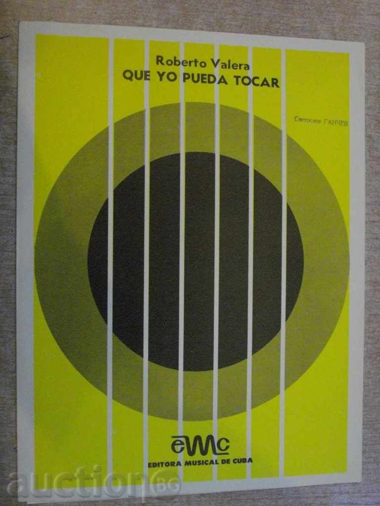 The book "QUE YO PUEDA TOCAR - Roberto Valera" - 2 p.