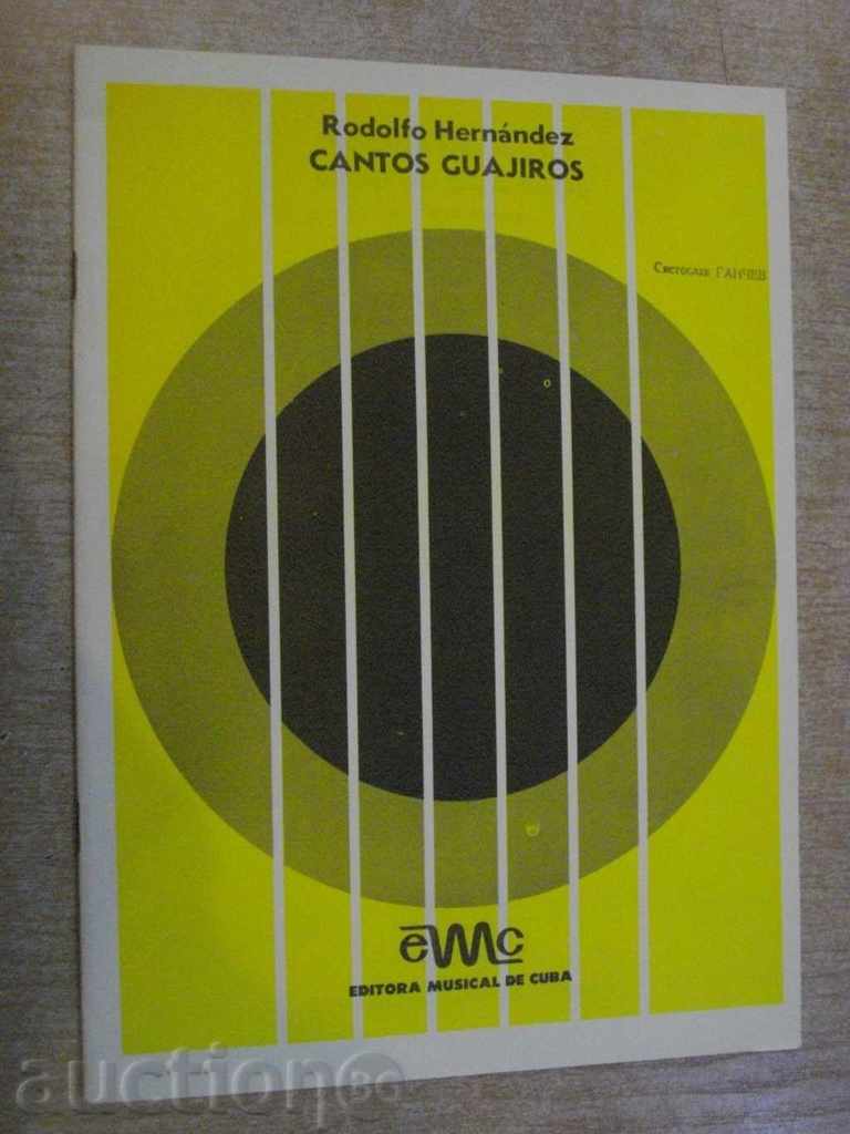 Book "CANTOS GUAJIROS - Rodolfo Hernández" - 9 p.
