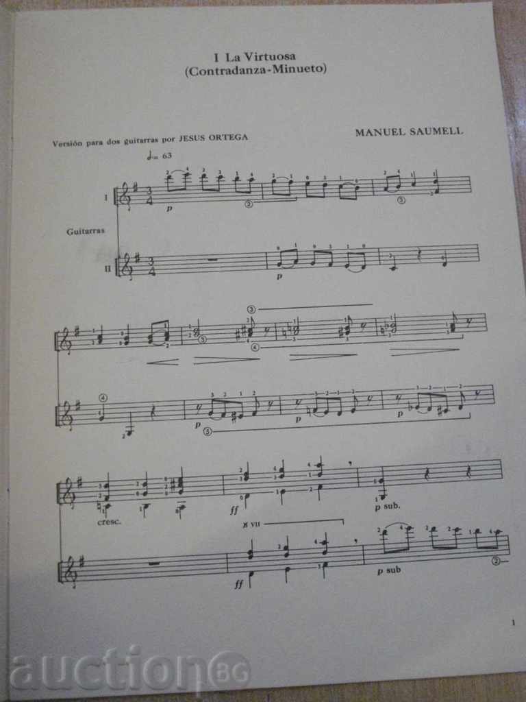 Delivery of Book "OCHO CONTRADANZAS - Manuel Saumell" - 18 pages Delivery of Book "OCHO CONTRADANZAS - Manuel Saumell" - 18 pages