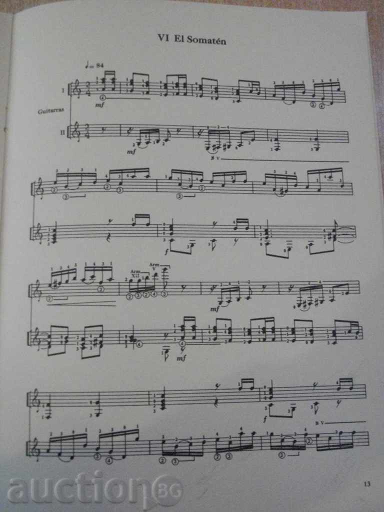 Book "OCHO CONTRADANZAS - Manuel Saumell" - 18 pages - 6 Book "OCHO CONTRADANZAS - Manuel Saumell" - 18 pages - 6