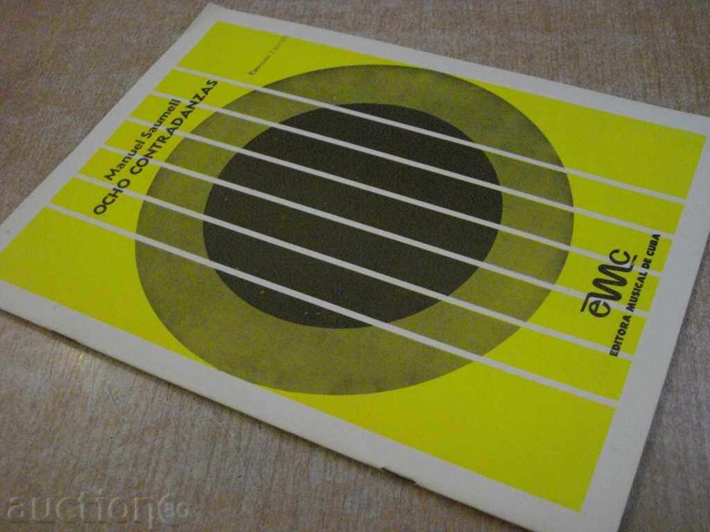 Book "OCHO CONTRADANZAS - Manuel Saumell" - 18 pages - 7 Book "OCHO CONTRADANZAS - Manuel Saumell" - 18 pages - 7