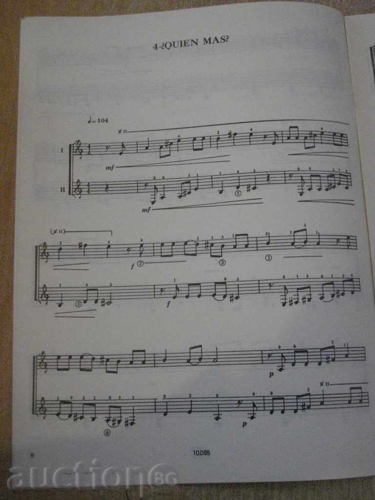 "DIE CUENTOS-DOS GUITARRAS-Harold Gramatges" - 23 pp. - 5 "DIE CUENTOS-DOS GUITARRAS-Harold Gramatges" - 23 pp. - 5