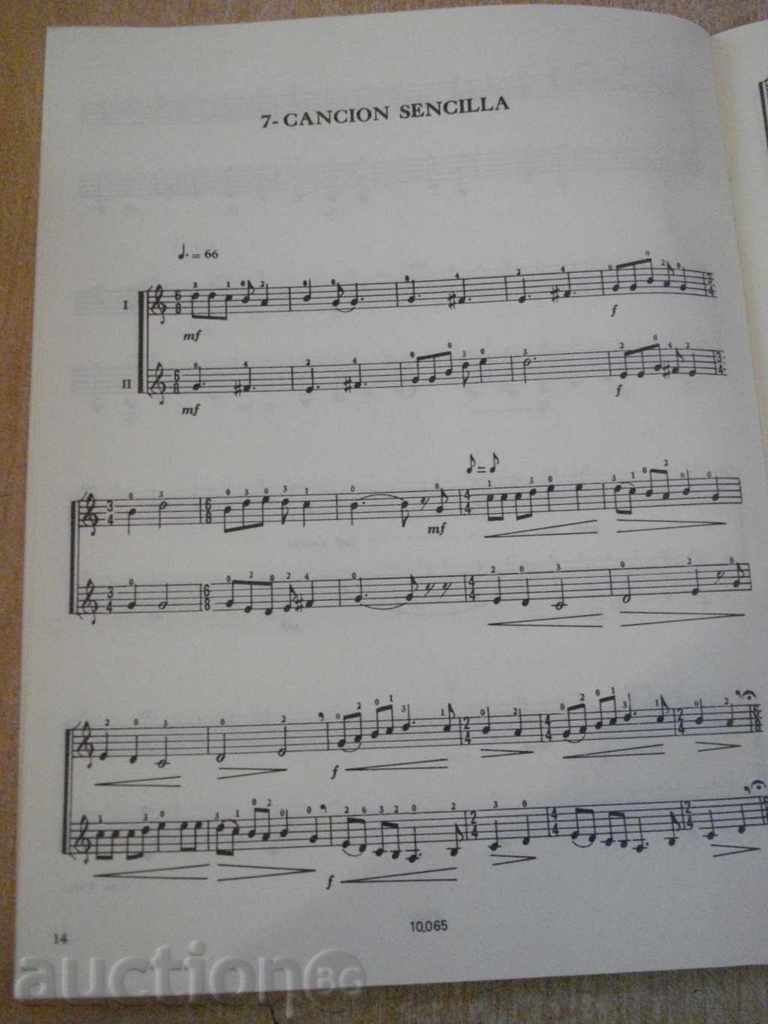 "DIE CUENTOS-DOS GUITARRAS-Harold Gramatges" - 23 pp. - 6 "DIE CUENTOS-DOS GUITARRAS-Harold Gramatges" - 23 pp. - 6