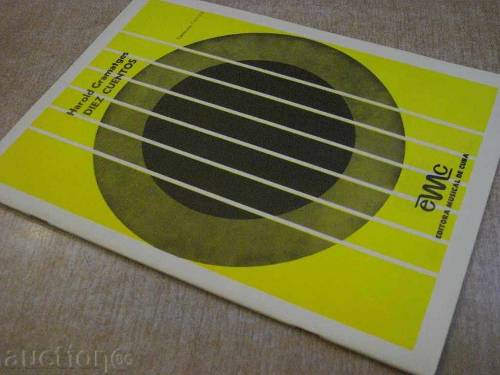 "DIE CUENTOS-DOS GUITARRAS-Harold Gramatges" - 23 pp. - 7 "DIE CUENTOS-DOS GUITARRAS-Harold Gramatges" - 23 pp. - 7