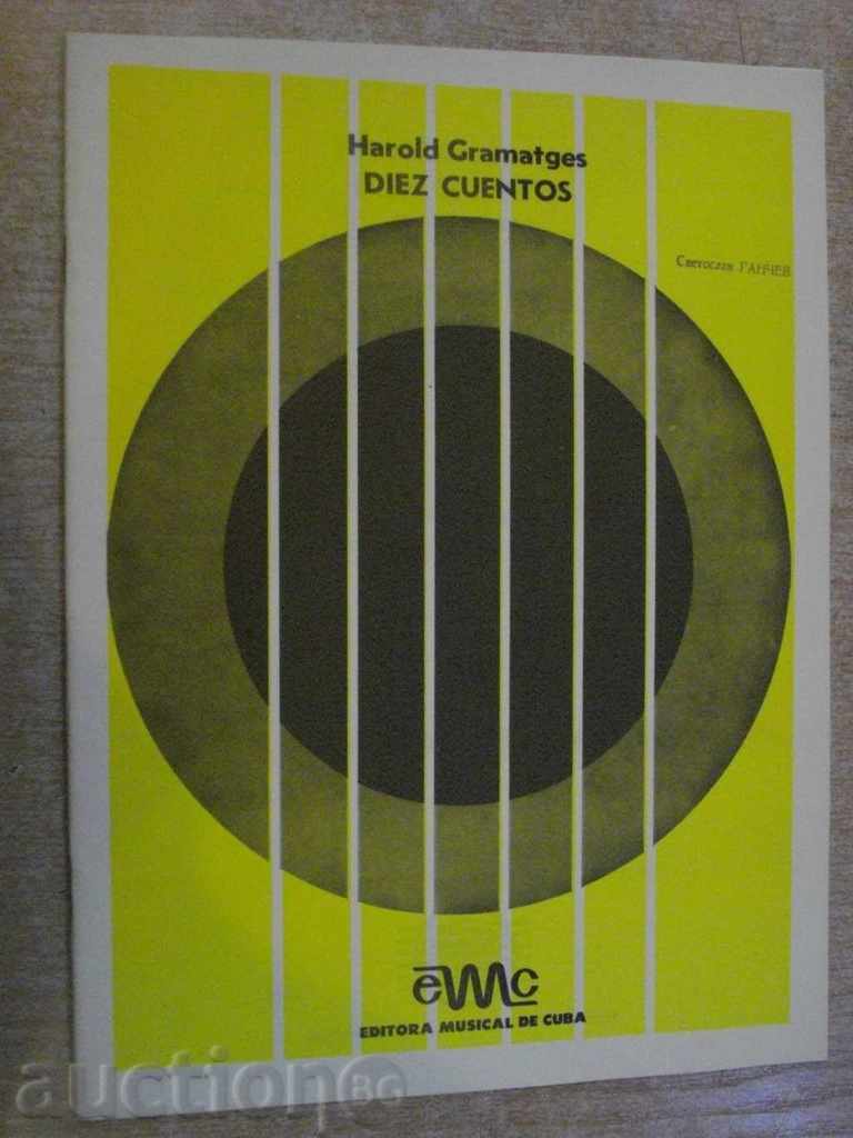 Книга "DIE CUENTOS-DOS GUITARRAS-Harold Gramatges" - 23 стр.