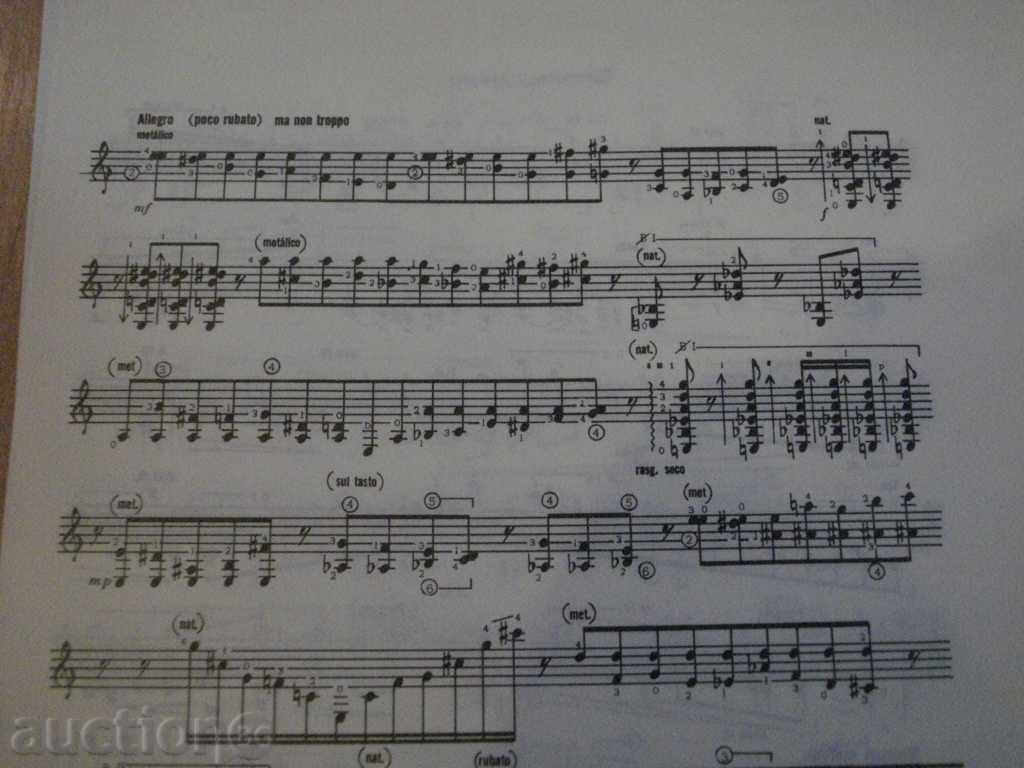 Book "FANTASIA - Harold Gramatges" - 5 p. - 5