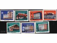 7 etichete cutie de chibrituri Interhotel din Cehoslovacia Lot 1123