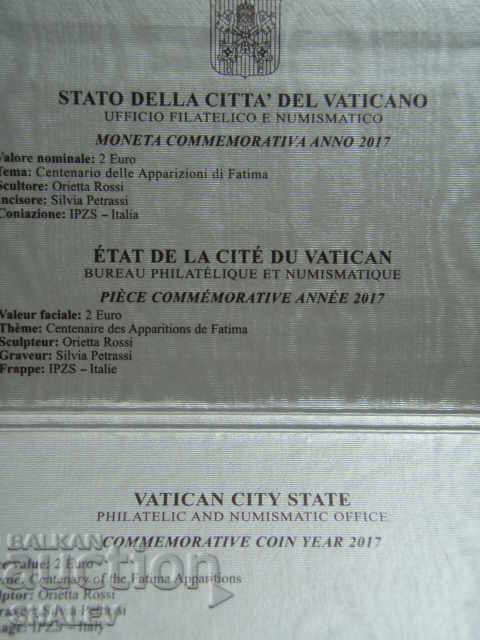 2 Euro 2017 Vaticana (2) "Fatima" /Vatican/ - Unc (2 euro) - 5 2 Euro 2017 Vaticana (2) "Fatima" /Vatican/ - Unc (2 euro) - 5