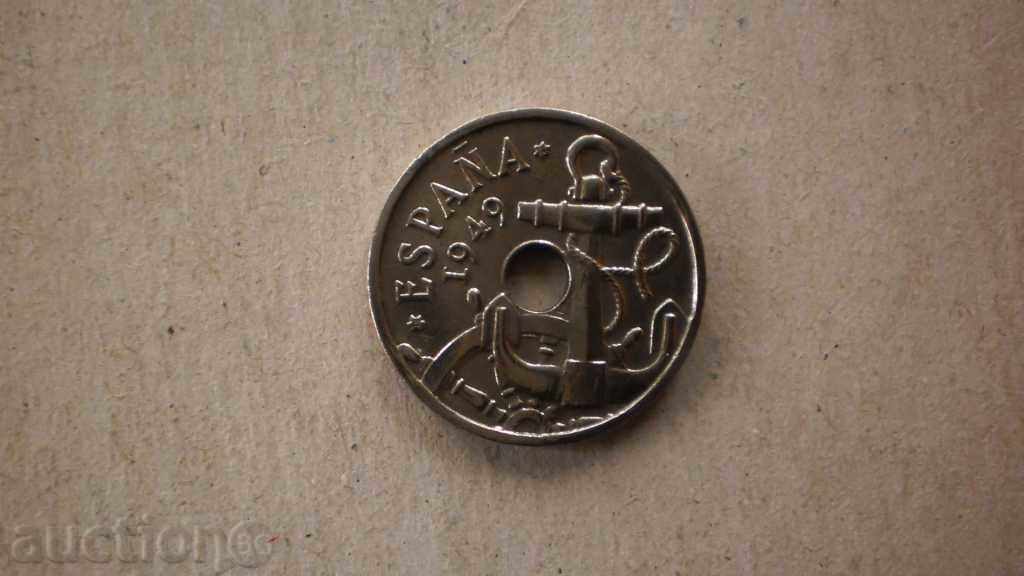50 TSENTIMO 1949 SPANIA cu preț € 2.56 | 5.01 BGN