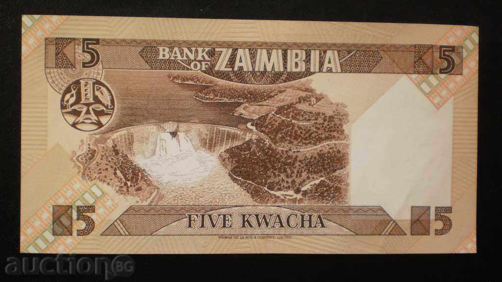 5 kwacha 2010 ZAMBIA cu preț € 2.56 | 5.01 BGN
