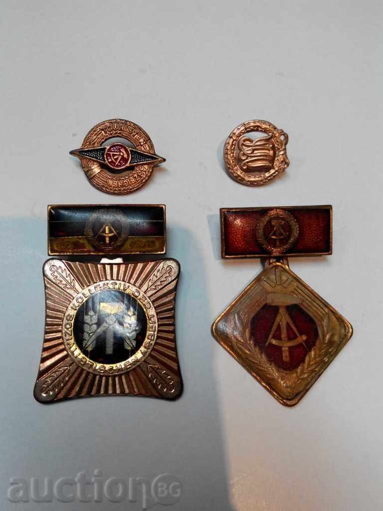 Medals badges DDR DDR