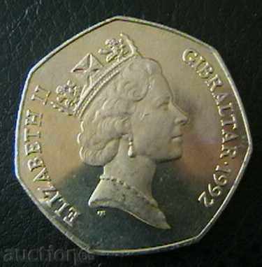 50p 1992 Γιβραλτάρ με τιμή 29.99 BGN | € 15.33 50p 1992 Γιβραλτάρ με τιμή 29.99 BGN | € 15.33