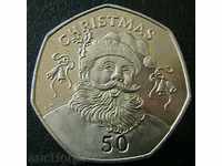 50 pence 1992, Gibraltar
