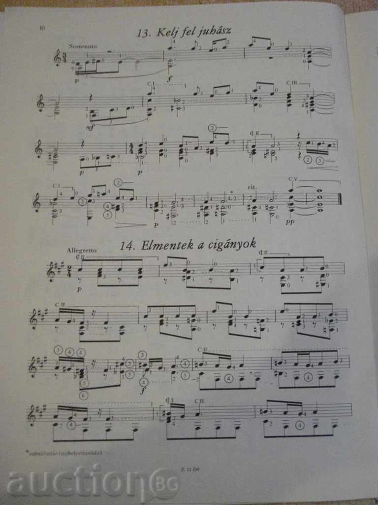 Delivery of The book "Húsz kis darab gitárra - WEINER LEÓ" - 16 p. Delivery of The book "Húsz kis darab gitárra - WEINER LEÓ" - 16 p.