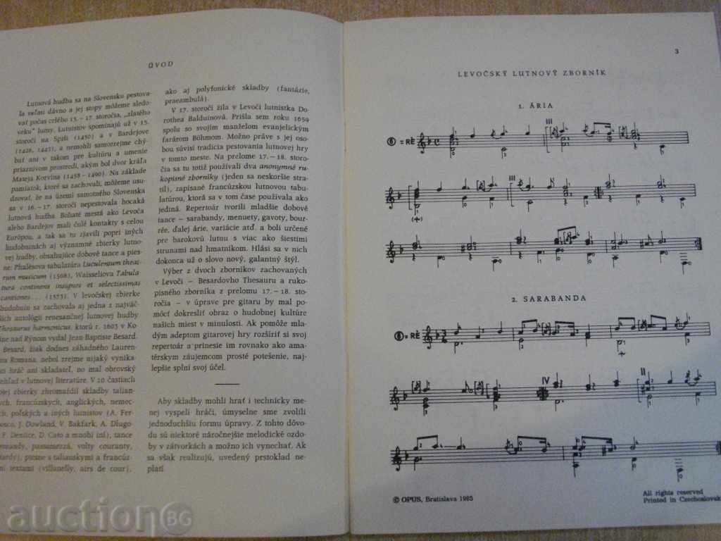 Auction Book "LUTNOVÉ SKVOSTY STAREJ LEVOČE - GITARA" - 40 pages Auction Book "LUTNOVÉ SKVOSTY STAREJ LEVOČE - GITARA" - 40 pages
