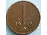 Netherlands 1 cent 1956