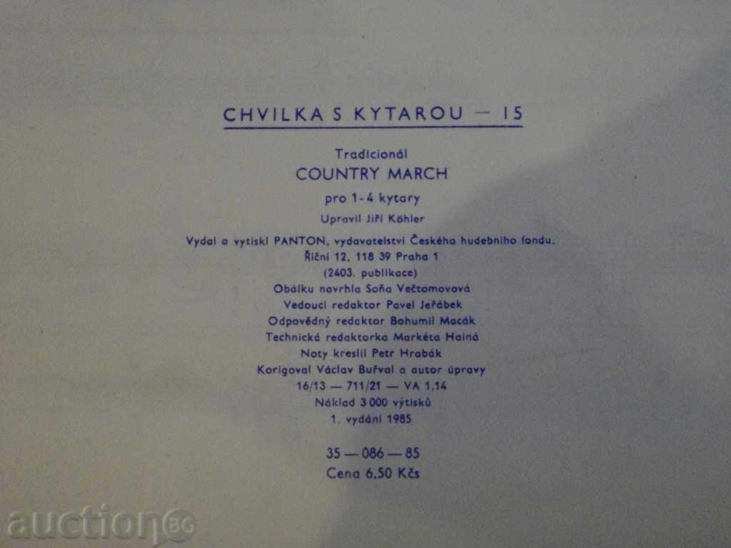 "Chvilka s kytarou-COUNTRY MARCH-Traditional" - 5 p. - 6