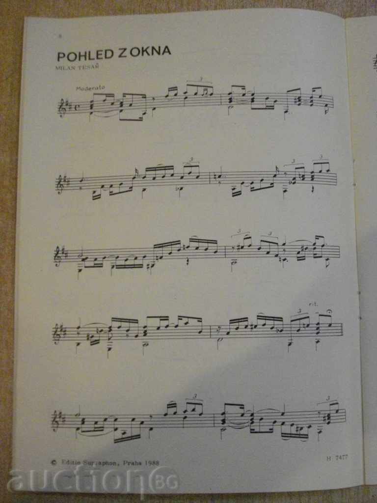 Livrarea Book "Album deseti skladeb pro sólovou kytaru-M.Tesar" -22str Livrarea Book "Album deseti skladeb pro sólovou kytaru-M.Tesar" -22str