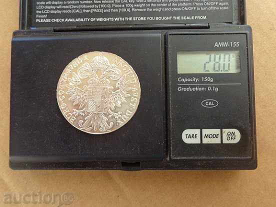 Maria Theresa silver thaler, silver, coin, Austria-Hungary - 5 Maria Theresa silver thaler, silver, coin, Austria-Hungary - 5