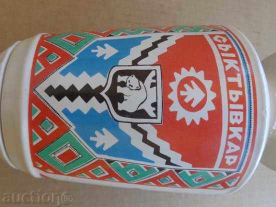 Delivery of USSR prize-winning porcelain vase, 1970s, hand-painted Delivery of USSR prize-winning porcelain vase, 1970s, hand-painted