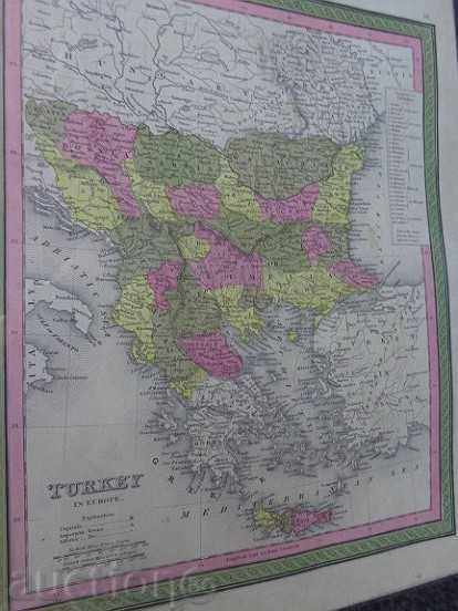 Old Map of the Ottoman Empire portrait, painting 19th century - 5 Old Map of the Ottoman Empire portrait, painting 19th century - 5