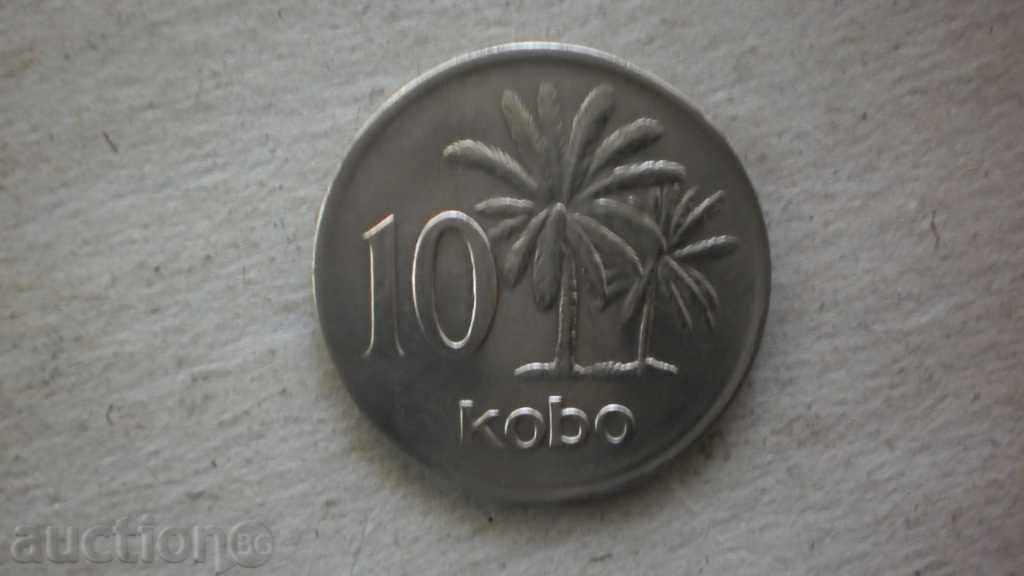 NIGERIA 10 KOBO 1976 cu preț € 1.02 | 1.99 BGN