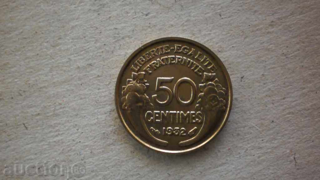 50 centime 1932 FRANȚA