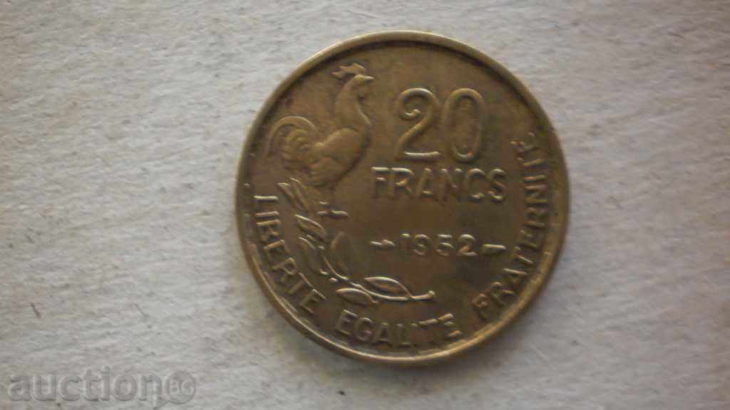 20 FRANCA 1952 FRANȚA