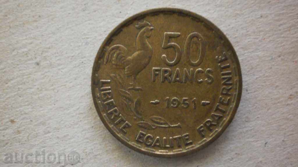 50   ФРАНКА  1951   ФРАНЦИЯ