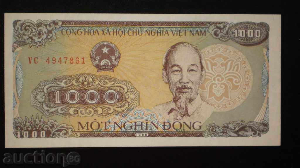 1000 VIETNAM DONG 1988 UNC