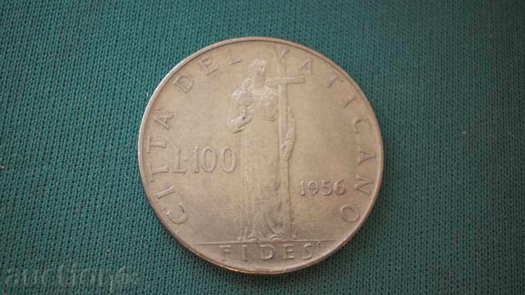VATICANO 100 LIRI 1956 WAISTAN