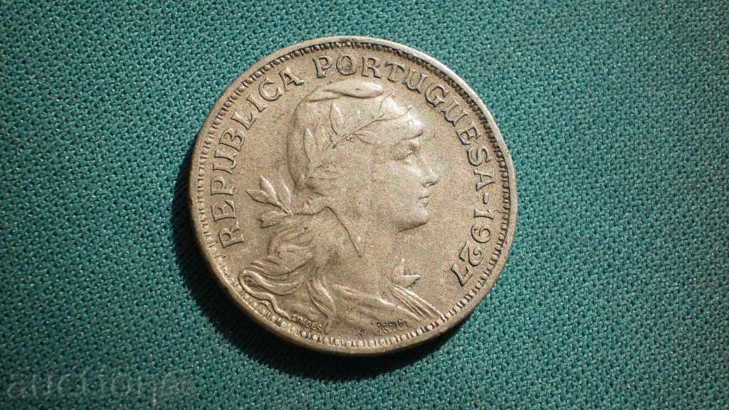 PORTUGALIA 50 centavos 1927 PORTUGALIA