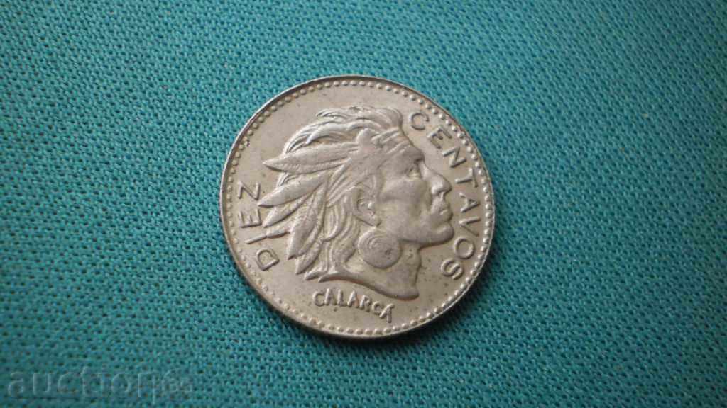 COLOMBIA 10 centavos 1966 COLUMBIA