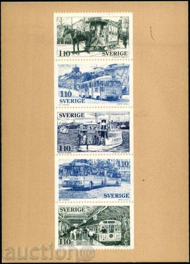Timbre 1977 Carte poștală din Suedia