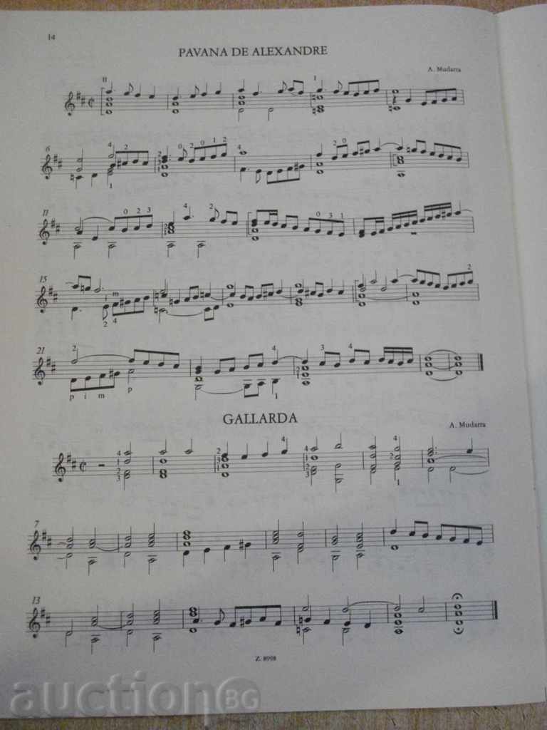 Book "RÉGI SPANYOL MUZSIKA-GITÁRRA-MOSÓCZI Miklós" -16 p. - 5 Book "RÉGI SPANYOL MUZSIKA-GITÁRRA-MOSÓCZI Miklós" -16 p. - 5