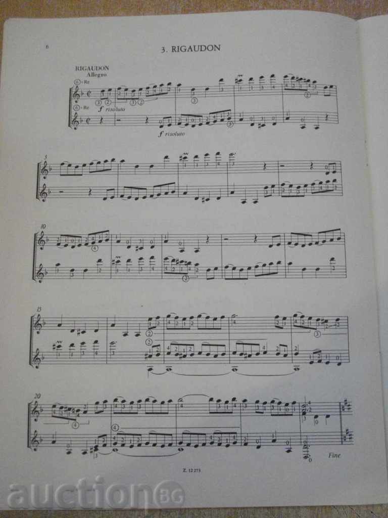 Book "HÁROM DARAB KÉT GITÁRRA-JEAN-PHILIPPE REMEAU" -8 p. - 5 Book "HÁROM DARAB KÉT GITÁRRA-JEAN-PHILIPPE REMEAU" -8 p. - 5