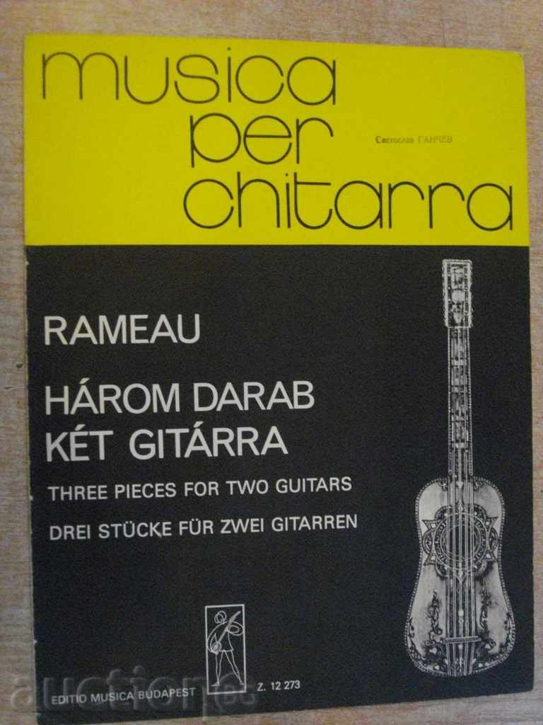 Book "Harom DARAB Ket GITÁRRA-JEAN-PHILIPPE REMEAU" -8 p.