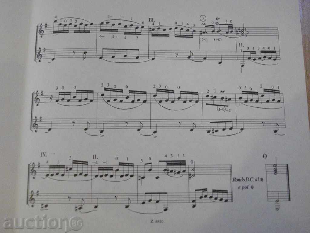 The book "LE COUCOU-KÉT GITÁRRA - LOUIS-CLAUDE DAQUIN" - 4 p. - 5 The book "LE COUCOU-KÉT GITÁRRA - LOUIS-CLAUDE DAQUIN" - 4 p. - 5