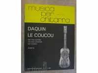 Book "LE coucou-ket GITÁRRA - LOUIS-CLAUDE DAQUIN" - 4 p.