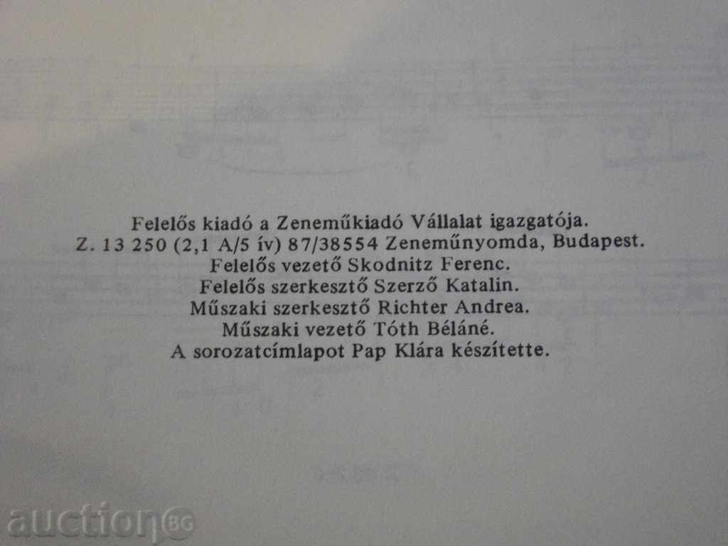 Book "NYOLC KÖNNYŰ DARAB GITÁRRA-ANTONIO DE CABEZÓN" -12p. - 6 Book "NYOLC KÖNNYŰ DARAB GITÁRRA-ANTONIO DE CABEZÓN" -12p. - 6