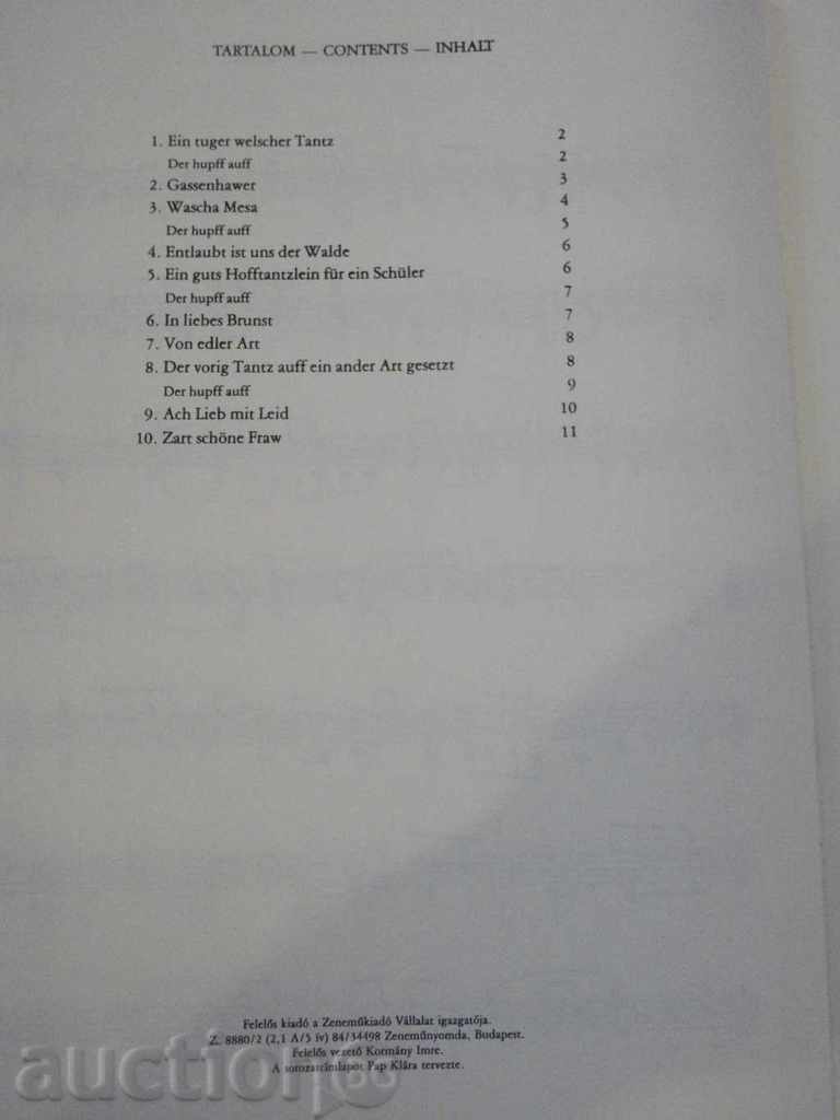 Book "10 KÖNNYŰ tánc-GITÁRRA-HANS NAWSIDLER-D.BENKŐ" -12str. - 6 Book "10 KÖNNYŰ tánc-GITÁRRA-HANS NAWSIDLER-D.BENKŐ" -12str. - 6