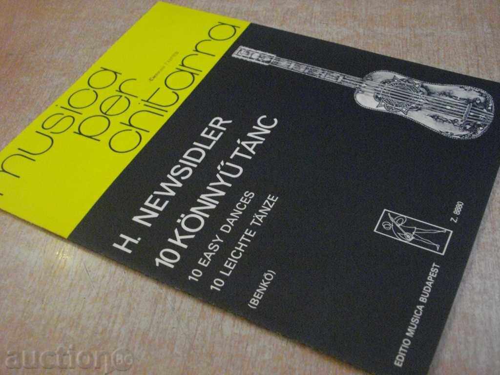Book "10 KÖNNYŰ tánc-GITÁRRA-HANS NAWSIDLER-D.BENKŐ" -12str. - 7 Book "10 KÖNNYŰ tánc-GITÁRRA-HANS NAWSIDLER-D.BENKŐ" -12str. - 7