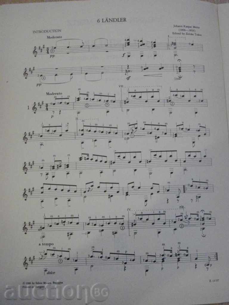 Auction  Book "6 LÄNDLER-GITÁRRA-JOHANN KASPAR MERTZ-Z.TOKOS" -8p.
