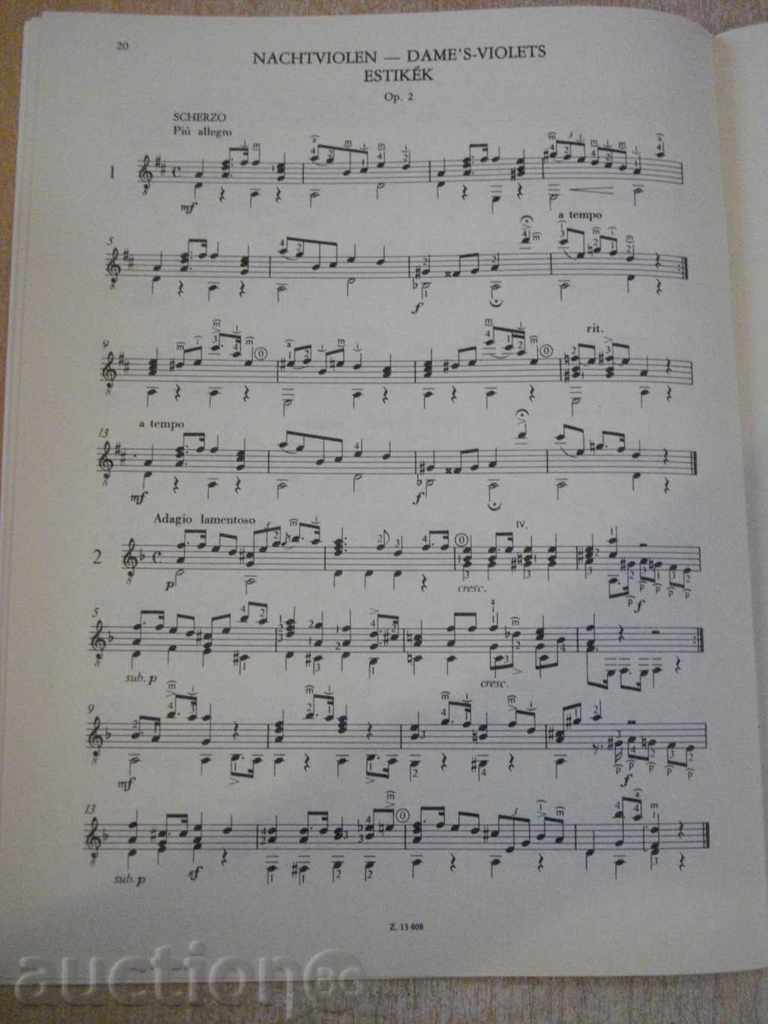 Livrarea Book "GYAKORLATOK ÉS KÖNNYŰ STÍLUSTANULMÁNYOK GITÁRRA" -28str