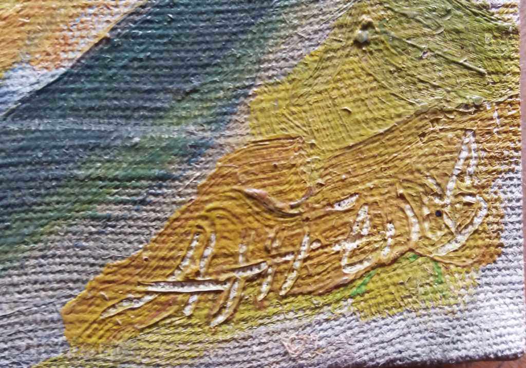 Auction  1197 Angel Angelov Flowers oil canvas signed P.35 / 36cm