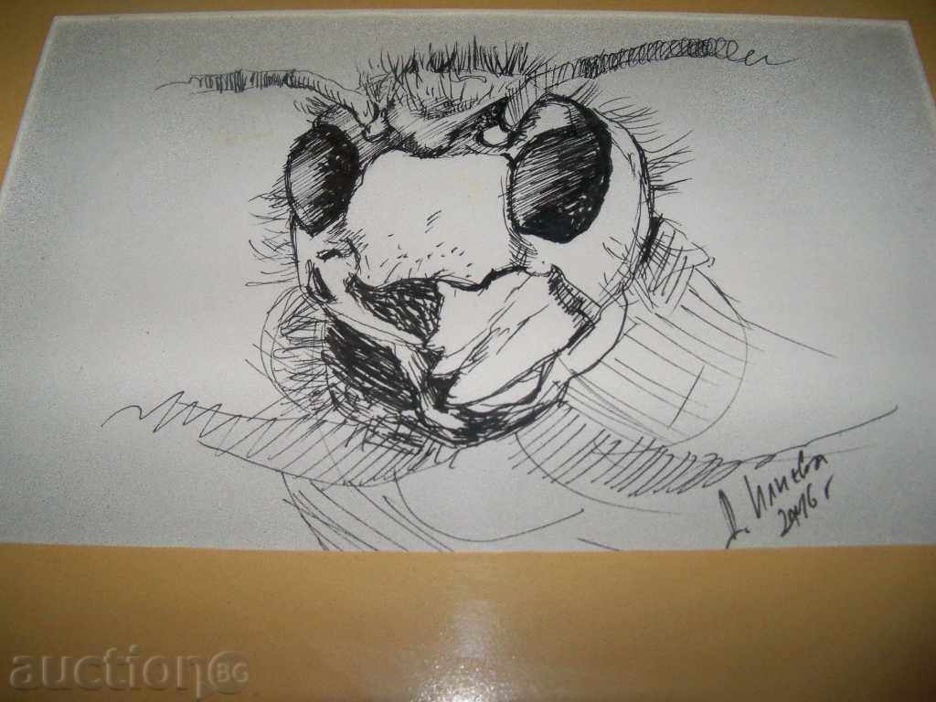 Delivery of "Shattered - portrait" art. Desislava Ilieva Delivery of "Shattered - portrait" art. Desislava Ilieva