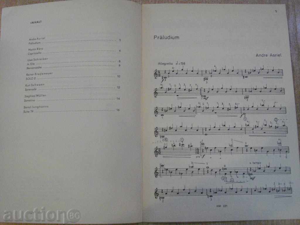 The book "GITARRE - 2 - Werner Pauli" - 20 p. with price 7.00 BGN | € 3.58 The book "GITARRE - 2 - Werner Pauli" - 20 p. with price 7.00 BGN | € 3.58