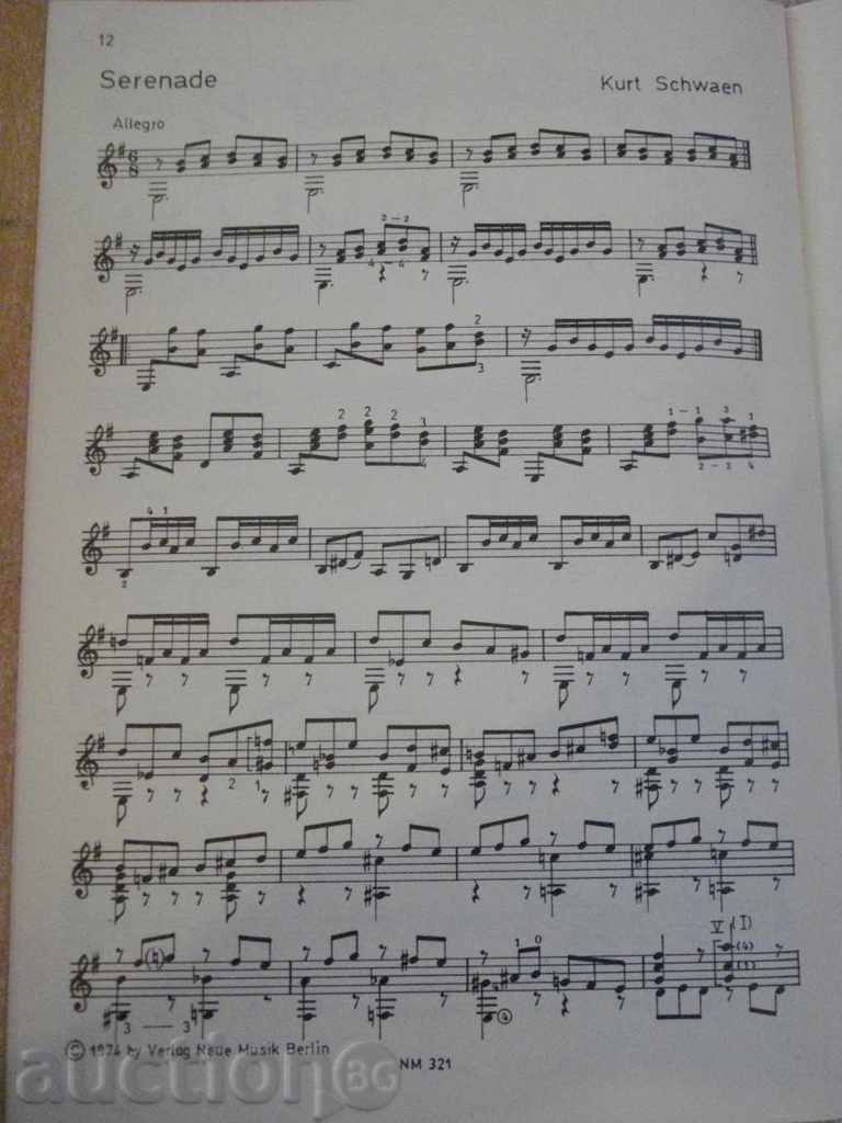 Delivery of The book "GITARRE - 2 - Werner Pauli" - 20 p. Delivery of The book "GITARRE - 2 - Werner Pauli" - 20 p.