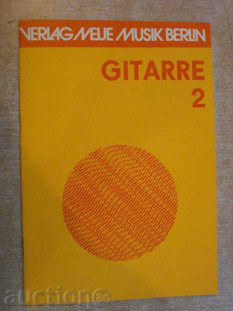 The book "GITARRE - 2 - Werner Pauli" - 20 p.