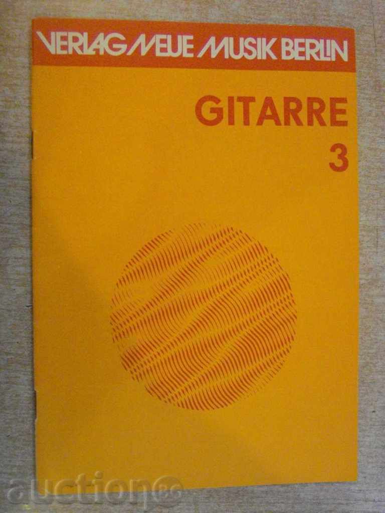 Book "GITARRE - 3 - Werner Pauli" - 24 pages